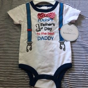 Koala Kids 1st Father’s Day Onesie